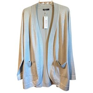 Urban Coco NWT Grey Fits Large  Sweater Cardigan Pockets‎